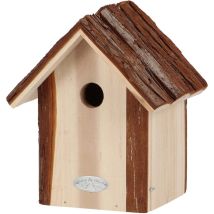 Nichoir pour oiseaux mésange bleue avec toit écorce - Esschert Design