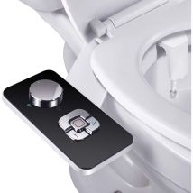 Aiperq - Nicht elektrischer Bidet-Sprüher mit selbstreinigenden, zweifach versenkbaren Düsen – Reinigung vorne und hinten – Einstellbarer