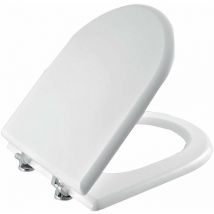 Niclam - Asiento de inodoro de repuesto para jarrones Esedra Ideal Standard N10 Blanco