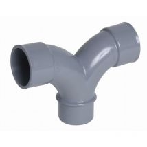 Nicoll - codo doble paralelo 87°30 - pvc gris - ø 40 mm - OH8
