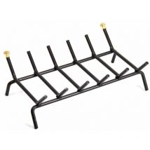 Niedriges Kaminholzgestell, hergestellt in Italien -Mittel