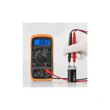 Multimeter, Ohmmeter und Amperemeter Digitalmultimeter XL830L 2000 Counts Mini-Multimeter Batterietester Strom Spannung AC DC Widerstand Summer 