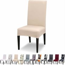 Odipie - niemals verwendet] Stretch Stuhlhussen 4er Set Esszimmerstuhlbezug Universal Waschbar Modern Schonbezüge Stuhlhusse für Esszimmer Dekoration