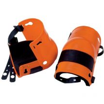 Nierhaus - par de rodilleras protección, naranja, 20 mits c.
