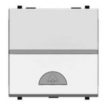 Bouton cloche large BLANC Niessen Zenit N2204 BL