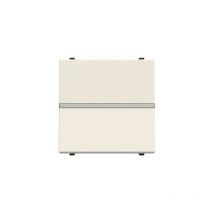 Niessen - Bouton poussoir large sans gravure Blanc N2204.7 bl Zenit series