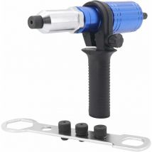 Gabrielle - Nietpistolen-Adapter, Nietpistolen-Adapter-Set für Akku-Bohrmaschine, elektrische Nietpistole, Nietwerkzeug, Blau