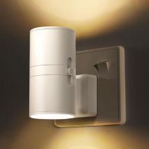 Jalleria - Night Light Plug In Wall,1 Pack, Modern Night Light with Dusk to Dawn Sensor, Adjustable Brightness 0-100LM, 3000K Warm White, Dimmable