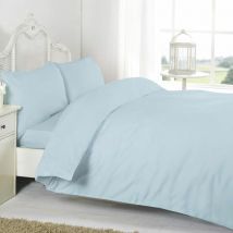 Night Zone - 100% Egyptian Cotton 200 Thread Count Fitted Sheet, Aqua, Double