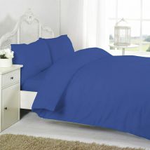 Night Zone - 100% Egyptian Cotton 200 Thread Count Fitted Sheet, Blue, King