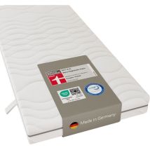 Sleepneo - Nightstyle Visco Matelas 90x200 Hauteur 18cm, Matelas 7 Zones En Mousse Froide H3, Certifié Oeko-tex, Fabriqué En Allemagne