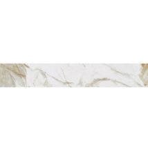Carrelage sol / mur effet marbre blanc lame 19,4x120 cm nikoi KIRUNA(vendu par boite de 0.93m2)