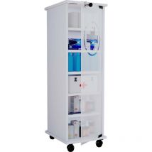 Ebuy24 - Nilasu armoire de salle de bain , cabinet médical blanc.