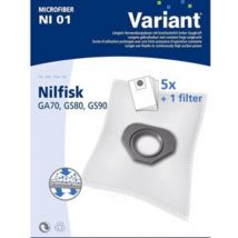 Nilfisk - sac aspirateur gs 90 set 5 pieces - 8209500 -