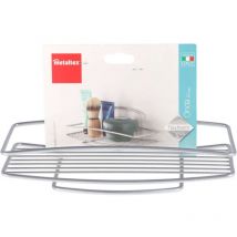Onda Badezimmerregal 26x11x11 cm Silber - Metaltex