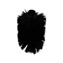 Ricambi - Ricambio spazzola wc, nera 1178W-2-62 - Nimco