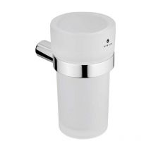Bormo - Zahnbürstenbecher mit Halter, chrom br 11058W-26 - Nimco