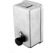 Nimco - Hygieneprogramm - Flüssigseifenspender Für Die Wandmontage, 1100 Ml, Gebürsteter Edelstahl Hpm 8131-10