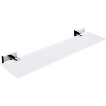 Keira - Ablage, 50 cm, mattes Glas/Chrom ke 22091B-50-26 - Nimco