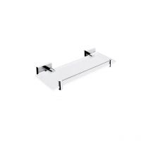 Keira - Etagère avec parc, 30 cm, verre dépoli/chrome ke 22091BX-30-26 - Nimco