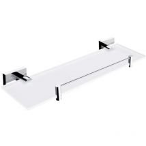 Keira - Regal mit Laufstall, 40 cm, mattiertes Glas/Chrom ke 22091BX-40-26 - Nimco