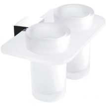 Nimco Kibo - Doppelglashalter, Chrom Ki X3-58DW-26