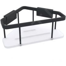Kibo - Etagère, longueur 23 cm, plexiglas/noir Ki-14003-B-90 - Nimco