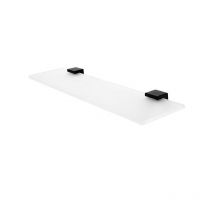 Kibo - Etagère, longueur 600 mm, verre dépoli/noir mat Ki-14091B-60-90 - Nimco