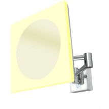 Kosmetikspiegel - Wandkosmetikspiegel mit LED-Beleuchtung, Chrom zk 20465P-26 - Nimco