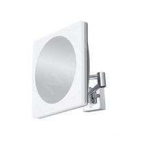 Nimco Miroir de maquillage - Miroir de maquillage mural avec éclairage LED, chrome ZK 20465-26