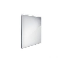 Nimco - Miroirs - Miroir avec éclairage led, 600x700 mm, aluminium zp 8002