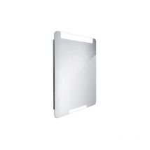 Nimco - Miroirs - Miroir avec éclairage led, 600x800 mm, aluminium zp 22002