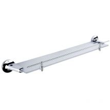 Monolit - Ripiano, lunghezza 58 cm, vetro satinato/cromo mo 4091X-26 - Nimco