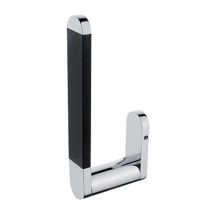 Nimco - Nava - Reservepapierhalter, schwarz matt / chrom na 28055R