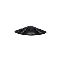 Nava - Étagère ixi d'angle, plexiglass noir na X211 - Nimco