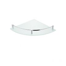 Pièces de rechange - Verre d'angle de remplacement avec cadre, chromé 1091RA-26 - Nimco