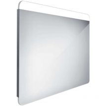 Spiegel - Spiegel mit LED-Beleuchtung, 80x70 cm, Aluminium zp 23003 - Nimco