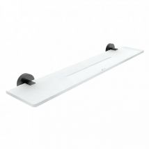 Unix - Etagère, 60 cm, plexiglas/noir mat unc X460-90 - Nimco