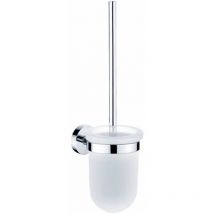 Unix - Scopino wc con supporto a parete, vetro opaco/cromo un 13094WN-26 - Nimco