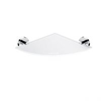 Nimco Unix - Étagère d'angle, verre mat / chrome UN 13091RB-26