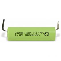NiMH-Mignon-Akku 2200 mAh, mit Lötfahnen - Camelion