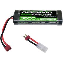 Absima Modellbau-akkupack (nimh) 7.2 V 3600 Mah Zellen-zahl: 6 Hardcase T-buchse, Tamiya-buchse