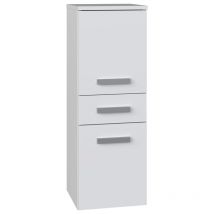 NINA - Bathroom cabinet 2 doors + 1 drawer - 30x30x85cm - Low bathroom storage column