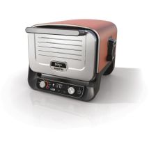 Ninja - OO101EU Außengrill und Grill Elektro + Holzkohle Schwarz, Rot, Silber 2400 Watt