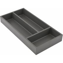 Ninka Connect Besteckeinsatz Basisschale Groß, Kunststoff Dunkelgrau