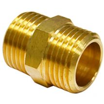 Niples in ottone per tubi gas e acqua 1/2 Aton