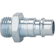 Stecknippel für Kupplung nw 7,2-7,8, Stahl, ag G1/4 riegler
