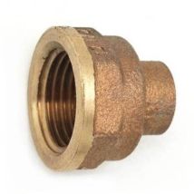 Nipple Bronzo Diritto F. A Saldare 1" X 22