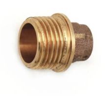 Nipple Bronzo Diritto M. A Saldare 1" X 35