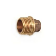 Nipples bronzo diritto m. a saldare 1/2 x 14 Frabo